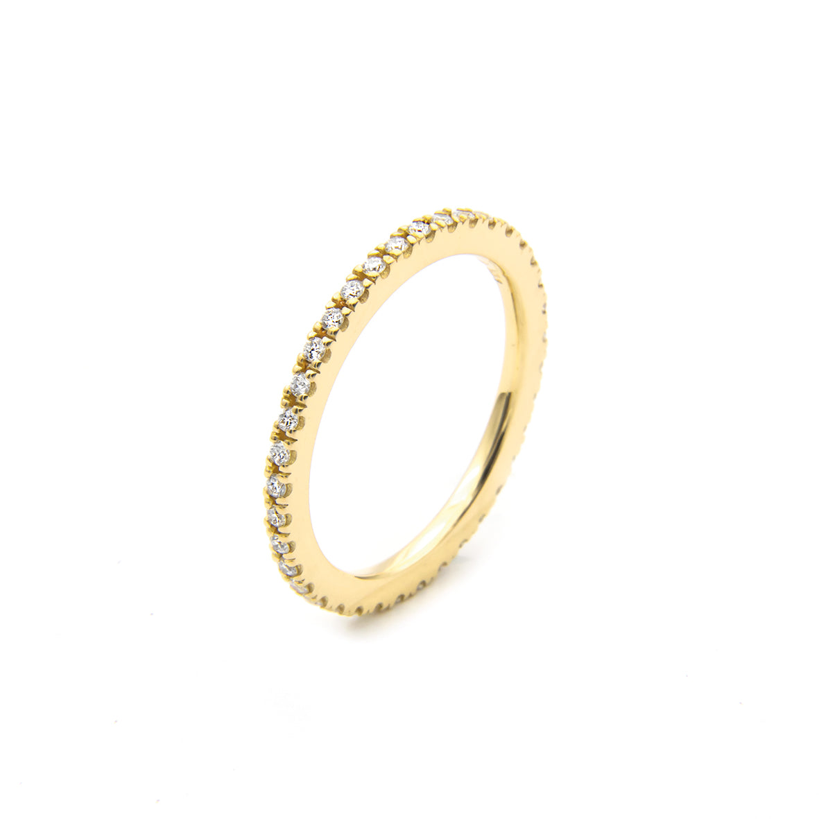 Promise Ring "memoire smal" in Gold mit Brillant 0.37ct.