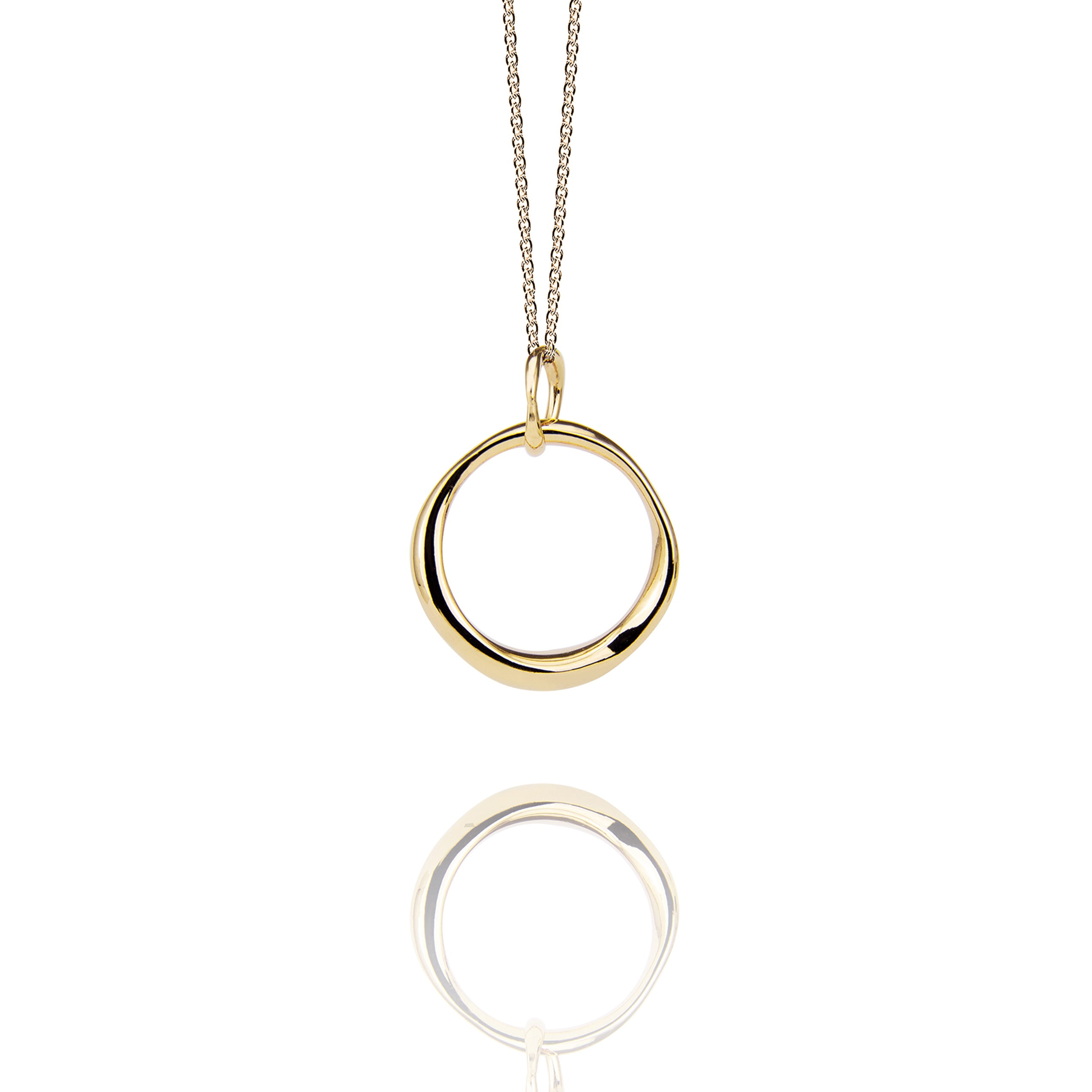 Closed pendant circle "big" 925/-