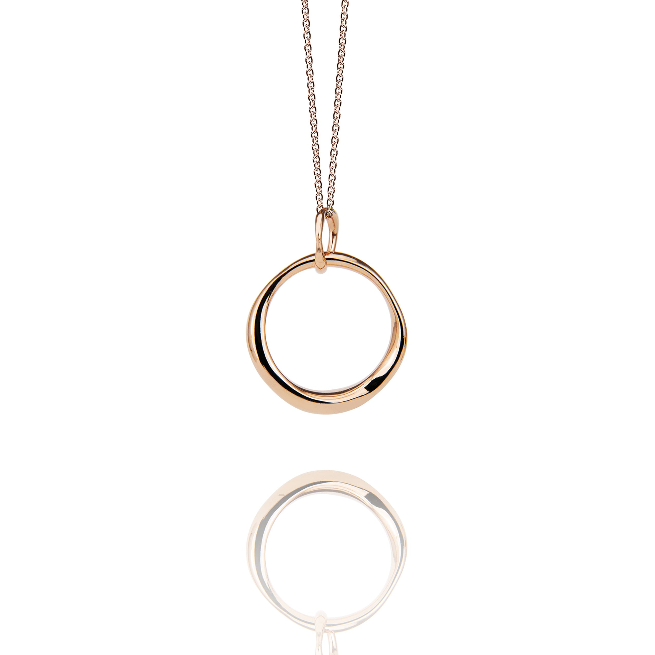 Closed pendant circle "big" 925/-