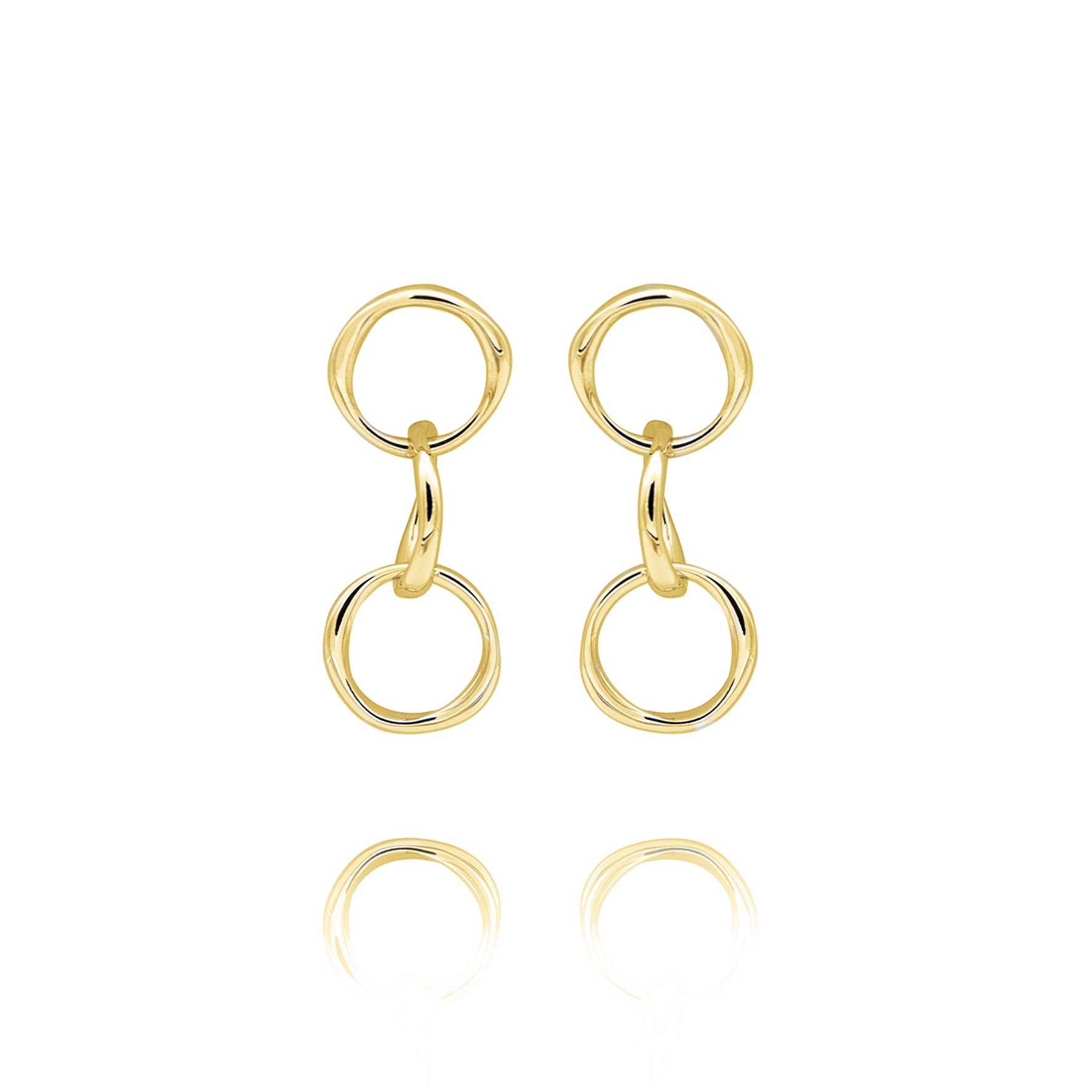 Closed earring "mini 3" 925/-