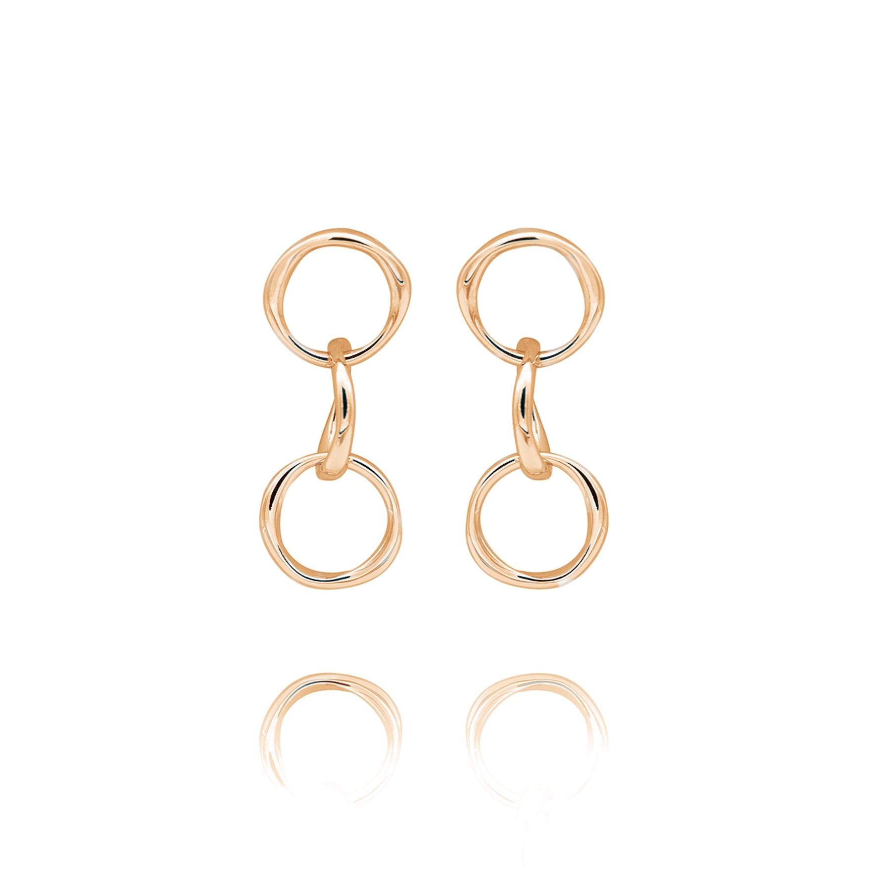 Closed earring "mini 3" 925/-